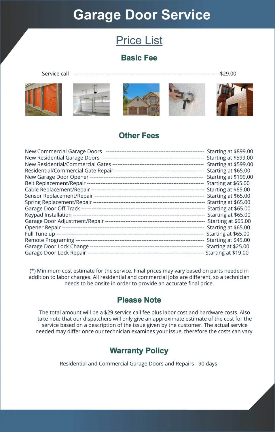 Golden Garage Door Service Watchung, NJ 908-532-3111