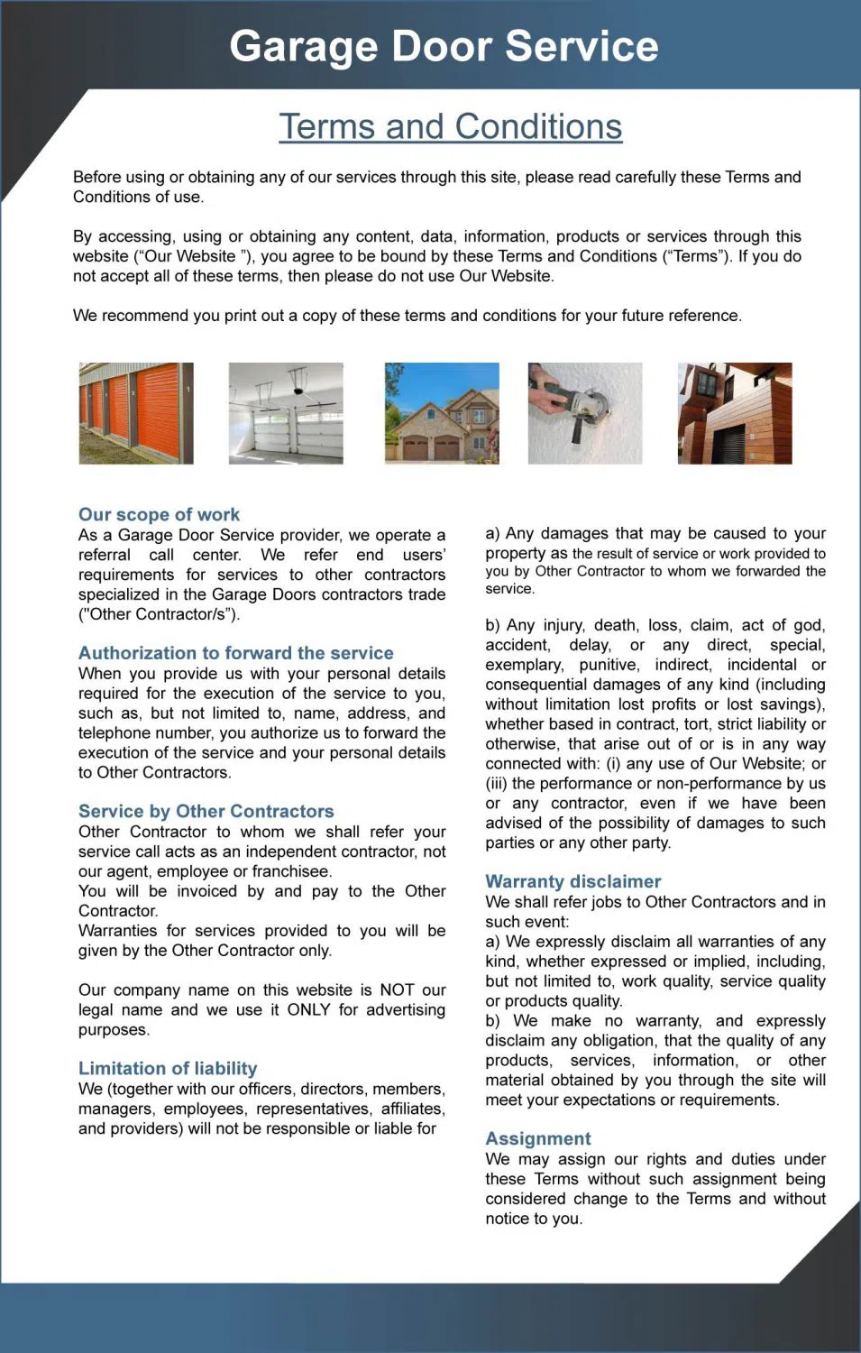 Golden Garage Door Service Watchung, NJ 908-532-3111